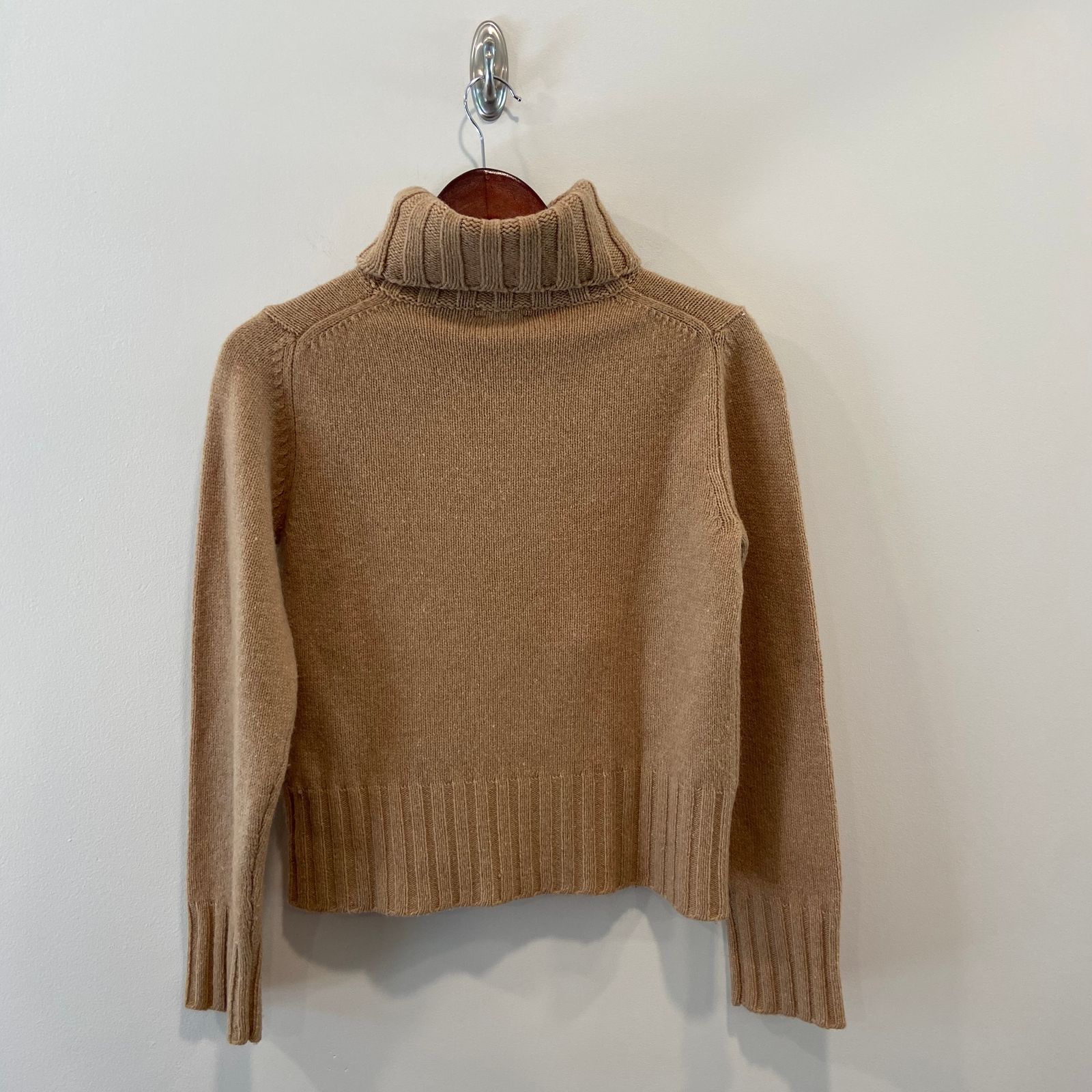 Camel Wool Jcrew Turtleneck
